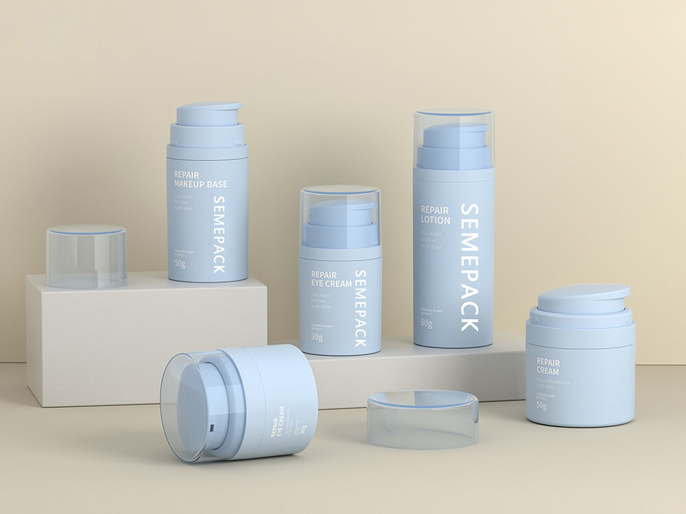 airless cosmetic jars