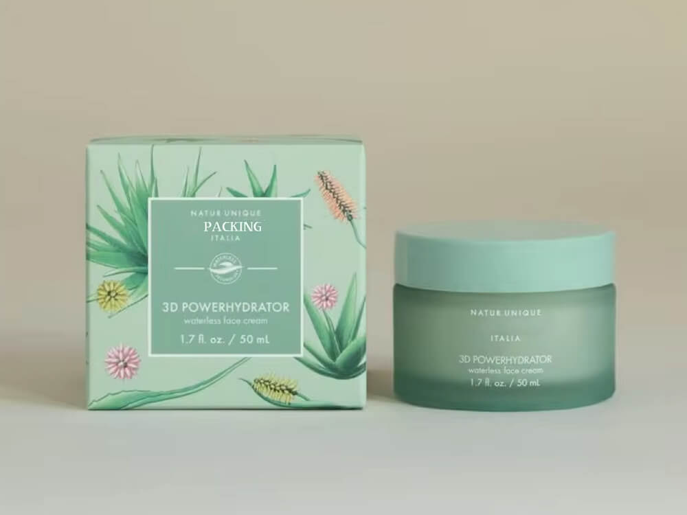 glass cosmetic jar