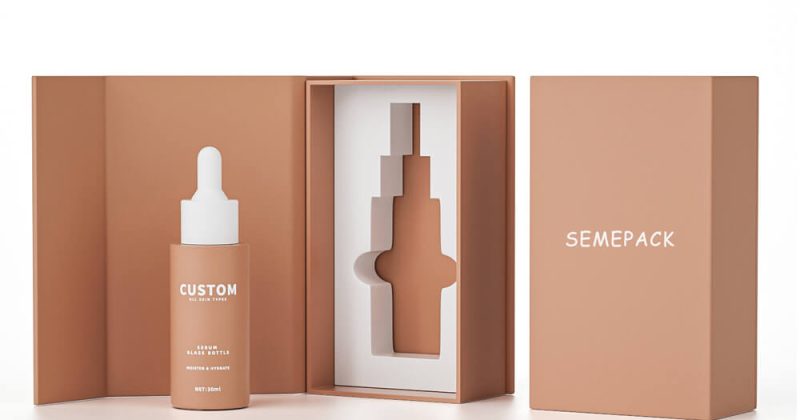cosmetic serum bottle